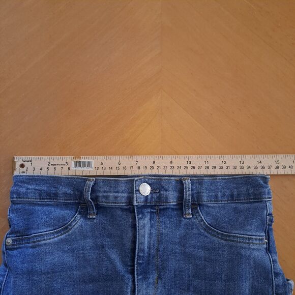 Free People Jeans Womens Size 27 Blue Light Wash Denim Skinny Stretch Jegging - Picture 7 of 16